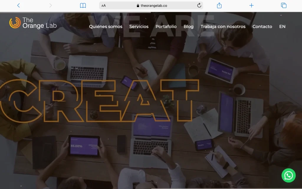 Mejores agencias de marketing digital en Bogotá: ranking verificado Macbook Air theorangelab.co The orange lab bogotá