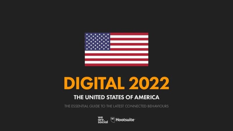 Estadisticas digitales estados unidos 2022
