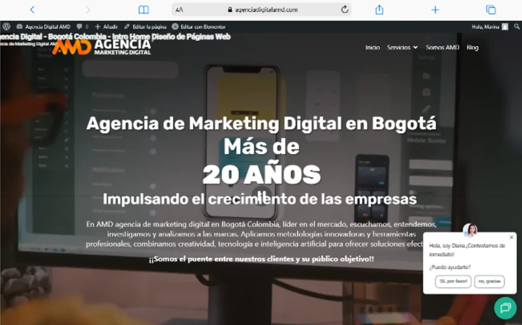 Las mejores agencias de marketing digital en Colombia para gestionar tus campañas pagadas Macbook Air agenciadigitalamd.com 1 Amd