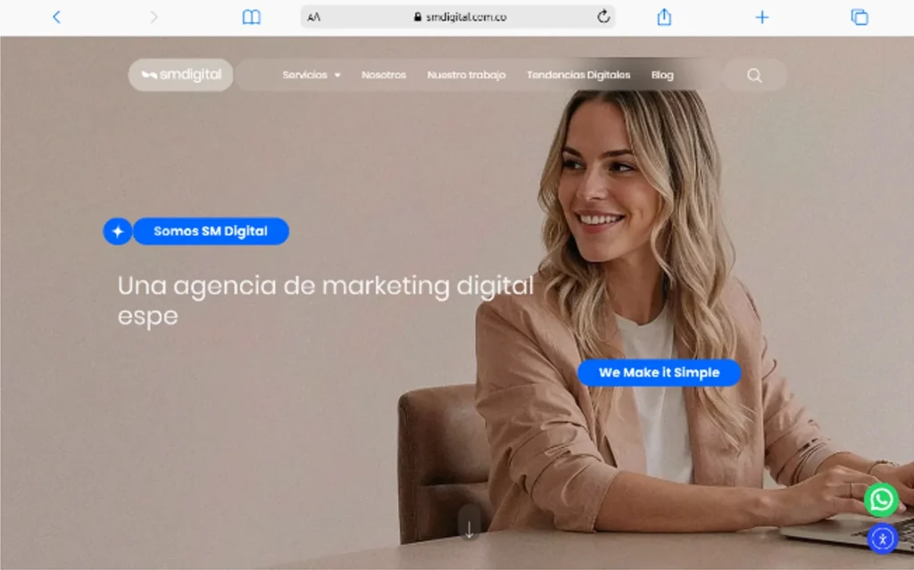 Top 7: mejores empresas de diseño de páginas web en Colombia Macbook Air smdigital.com .co Sm digital